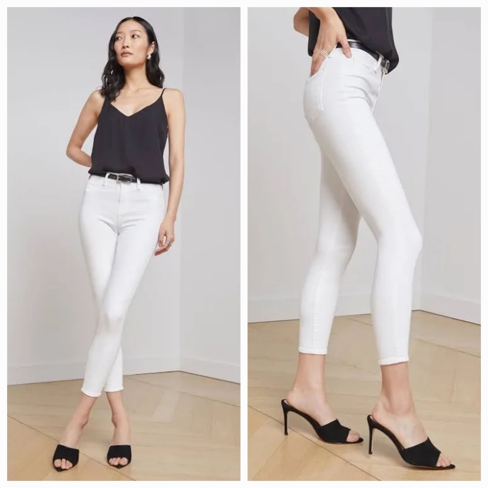 L'AGENCE 28 Contouring Margot High Rise Skinny Jeans Old Money Quiet Luxury
